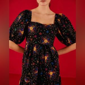 Farm Rio rainbow suns dress.